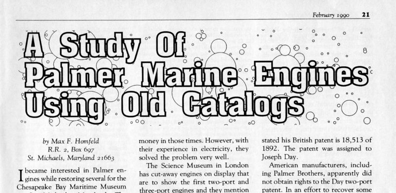 Searching for original Palmer from 1990 article